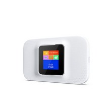 lte라우터 4G SIM 카드 와이파이 라우터 컬러 LCD 디스플레이 lte 모뎀 Sim MIFI 포켓 핫스팟 내장 배터리 휴대용, [01] White color, 01 White color