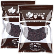 크랜베리 2kg(1kg+1kg) 캘리포니아 루비정품, 2팩, 1kg