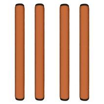 Jndtueit 가을 귀여운 해바라기 빈티지 냉장고 문 손잡이 커버 지문 방지 얼룩 주방 가전 장식 미끄럼 방지 보호 장갑 오븐용 4피스, 4, Orange