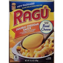 RAGU 라구 더블체다치즈 소스 439g (미국) / 맥앤치즈 나쵸 치즈 전용