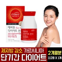 다이어트 보조제 HCA 가르시니아 판토텐산 아연 녹차 카테킨 그린빈 추출물 분말 BCAA 탄수화물 컷팅제 체지방감소 분해 제거 30대 40대 남성 여성 단기간 살빼기 방법 추천, 112정 X 1개