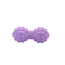 짐볼 보수볼 토닝볼 하프 토구 땅콩 14x6cm 볼록 마사지 공 근육 이완 필라테스 운동 공 홈 체육관 운동 바디 마사지 피트니스 스포츠 요가 공, 자주색