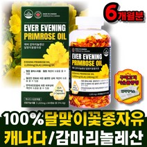 [정품] 캐나다 100% 달맞이꽃종자유 감마리놀레산 여성 건강기능식품 오메가6 달맞이종자유 감마리놀 /효능 /홈쇼핑 /알 약 케이스증정