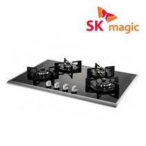 [할인쿠폰지급중] SK매직 2구/3구/4구(285x485/560x430-440/560x480/728x495mm) 가스 레인지 쿡탑 렌지 모음 GRAB221K 외, 배송만, LNG_4구_블랙(코드식), GRAB430K(728x495)