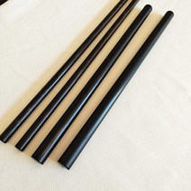 음핑고 흑단나무 라운드 스틱 에보니 목공 우드 소품, 40x3.5cm