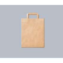 튼튼한 크라프트 종이 쇼핑백 주문 제작 명품 선물 도시락 미니 무지 가방 소 사이즈, 대