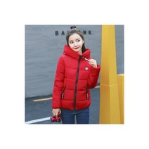 2022 인과 숙녀 패딩 자켓 짧은 가을 겨울 Wadded 여성 후드 숏 코트 플러스 사이즈 Parkas Overcoat