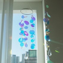 DIY 홀로그램 썬캐쳐 모빌 만들기 키트 2type [선캐쳐 재료 인테리어 소품 썬캐처 취미 크리스탈], 홀로그램모빌