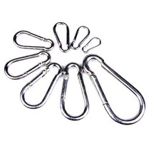 비너 5 6 7 8 9 10 11 12mm 스틸비너 모음 택1 강철 비나 비니 카라비너 연결 텐트 타피 고정 후크 쇠 체인 고리 체결 카라비나 스틸카라비너 철비너 강철비너, 스틸비너 10mm