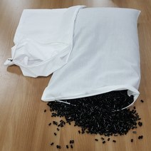 병원침대용 빨대베개 - 바이오칩베개 (베개커버 포함), 크림베이지