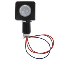 iot스위치 미니 스마트 스위치 옷장 pir 센서 감지기 85-265 v led 적외선 모션 감지 자동 라이트, [01] Black, 01 Black