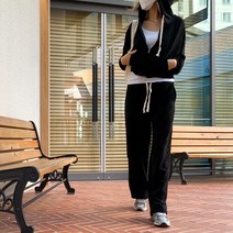 도도해닷컴 여자 가을 겨울 크롭 트레이닝 세트 타올 소재