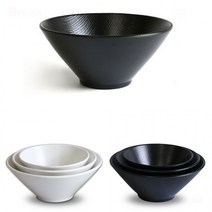 중식 25.4cm 멜라민 우동 그릇 국수 면기 짬뽕 지름 일식 라면 면그릇 한정식 덮밥그릇 22.5cm, 5호 크림