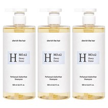 CH6 퍼퓸드 알로포시아 샴푸 듀이피에노 탈모 기능성 500ml, 3개