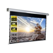 100인치 와이드 필름 탭텐션 전동 스크린 EV-SPR100W
