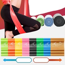 어르신 보호센터 스트레칭 라텍스 튜빙밴드 팔다리 초중급 복지관 탄성 고무줄 웨이트, 라텍스밴드 입문용 옐로우