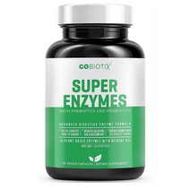 GoBiotix Super Enzymes Prebiotics Probiotics 슈퍼 엔자임 프리바이오틱스 60정