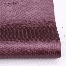 탄소 섬유 매트 천 카본 원단 lychee life a4 벌집 패턴 pvc 가죽 패브릭 인공 가방 탄성 재봉 패브릭 의류 의류 만들기, 7
