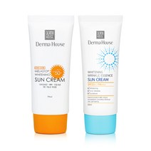더마하우스 화이트닝썬크림50ml+화이트닝링클썬크림50ml-미백 주름개선기능성 촉촉썬크림, 2개, 50ml