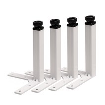 두일기업 철재Y 가구다리 화이트 150mm 4개