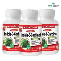 보엠SHOP 캐나다 뉴트리돔 인돌3카비놀 고농축 영양제 I3C Indole 3 Carbinol 60캡슐 3병