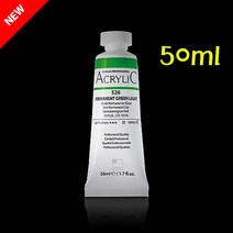 신한 아크릴물감/아크릭칼라 낱색 50ml, 562 TITANIUM WHITE