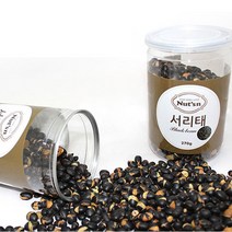 늘봄식품 국산 볶은 서리태 검은콩 200g 500g, 검은콩 200g 지퍼백