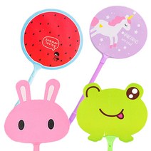 부채 볼펜 캐릭터 선물용 필기감좋은 신기한 물건 특이한 귀여운 0.38 잘써지는 다이소, 1-1. 오렌지