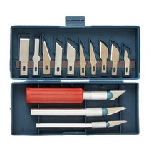 MDO2490 미술용품 교체형 조각도 13p 세트x5개 나무조각도 목용용끌/목공예배우기/조각칼/목공