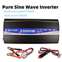 인버터 컨버터 순수 사인파 가정용 자동차 전력 변환기 태양 에너지 DC 12V 24V 48V 60V 에서 AC 110V 220V 50HZ 60HZ 2000W 3000W 4000W, 2000W+48V+Universal 220v 50hz
