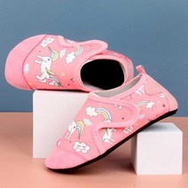 꽃무늬유아아쿠아슈즈 자동차 물놀이 경량 신발 덧신 발바닥 보호 모래사장 조개껍질 여름