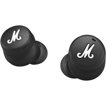 마샬 메이저 2 True Wireless 이어폰 인이어 블루투스 무선 헤드폰 블랙