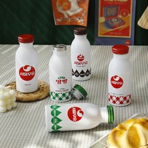 서울우유 보온 보냉 텀블러 레트로 감성 350ml 택1, 딸기앙팡 텀블러