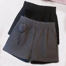 여성 모직 반바지 캐주얼 빅사이즈 겨울가을