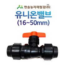 PE 퀸 유니온밸브/조임식 PE부속/농수관 수도관 관수자재/한솔농자재철강, 40mm, 1개