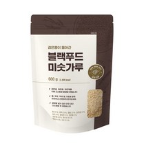 검은콩이들어간 블랙푸드 미숫가루 600G(봉)/선식, 2개