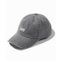 LEE 트위치로고 피그먼트 볼캡 차콜 TWITCH LOGO PIGMENT WASHED BALL CAP CHARCOAL