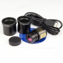 HD 2MP CMOS USB 범용 디지털 전자 접안 렌즈 현미경 카메라 산업용 장착 크기 23.2mm, 01 Black, 한개옵션1