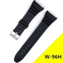 지샥스트랩 카시오 호환 시계줄 우레탄 줄질 카시오 g-shock w-96h 시계 시계