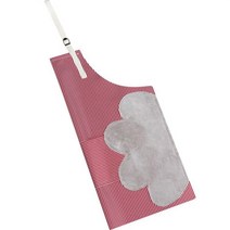 잇츠온 스트라이프 수건 방수 앞치마, 레드, 1개