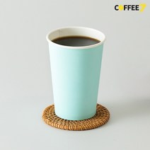 (컬러 종이컵)13온스 컬러컵-민트 1000개/1박스