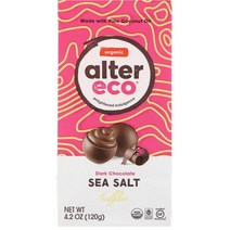 알터 에코 바다 소금 트러플 다크 초콜릿 119g Alter Eco Sea Salt Truffles Dark Chocolate