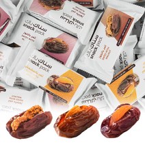 메디나 데이츠 사우디 만수르간식 라운딩간식 골린이 대추야자 아몬드 호두 살구스낵 15packs, 대추야자 호두 스낵 450g