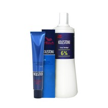 웰라 콜레스톤 퍼펙트 퓨어 염색약 산화제 포함 80g, 8/5 로즈, 1개