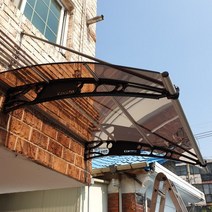 캐노픽스 1500X1300 천막 어닝 지지대 설치 비가림막 비가림시설 처마 가격, 회색틀 그린렉산