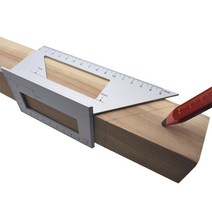 다기능 45/90도 게이지 직각 눈금자 각도기 레이아웃 연귀 삼각형 눈금자 측정 목공 도구 Protracto