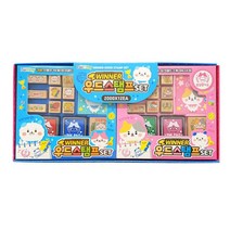 칭찬 도장 위너 우드스탬프세트