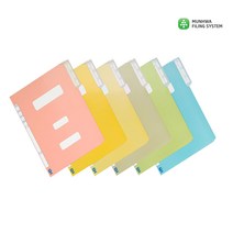 문화 F194-7 종이정부화일A4 조달화일 칼라 1팩 10매, 회색, 10매입