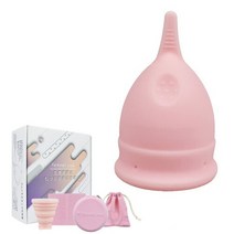 월경컵 생리컵 생리용품 월경컵 세척 출입하기 쉬운 누출 없는 부드러운 세척 소독 (노브 타입 M(세트) 아기 글로우) 月経カップ 生理カップ 生理用品 月経カップ洗浄 出し入れやすい