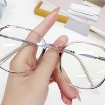 일월전빵 빈티지 투명 뿔테 안경 블루라이트 차단 남여공용 B-Z015